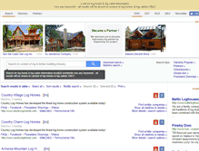 Tablet Screenshot of loghouses.org